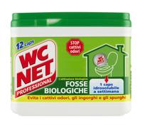 WC NET PROFESSIONAL FOSSE BIOLOGICHE 12 CAPS IDROSOLUBILI PER WC 216GR