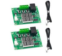 2 pezzi XH-W1219 doppio display digitale a LED termostato regolatore di temperatura interruttore di controllo relè modulo sensore