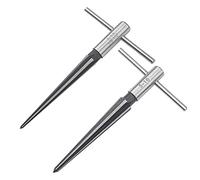 2 pezzi Yootones 1/8"-1/2" 3-13 mm e 5 mm-16 mm foro perno ponte mano alesatore manico a T affusolato 6 scanalato smusso alesatura alesatura utensile da taglio compatibile con chitarra falegname