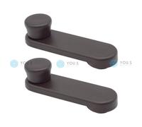 2 Pezzi YOU.S Originale Maniglia Finestra Per FIAT DUNA UNO - Marrone Scuro