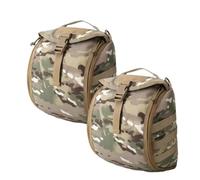 2 Pezzi Zaino da Combattimento D'assalto Molle per Sport All'aria Aperta, Gilet Tattico, Accessorio, Zaino Mimetico, Borsa per Casco(CP)