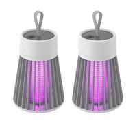 2 Pezzi Zapper per Zanzare Ricarica USB Impermeabile Adatto per Picnic In C8991