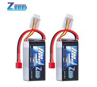 2 pezzi Zeee 3S 2200mAh Shorty Lipo Batteria 11.1V 50C con spina T/XT60 per RC Auto Camion Drone Aereo FPV RC Hobby Modelli Parti