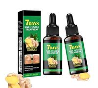 2 pezzi zenzero riparazione unghie penna liquida, 7 giorni riparazione unghie secche fragili, olio di cura dello zenzero, anti-rottura, nutre profondamente più forte e idratante