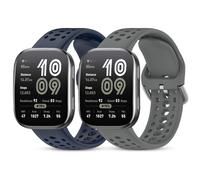 2 Pezzis Silicone Cinturino Compatibile con Amazfit Bip 6/Bip 5/Amazfit