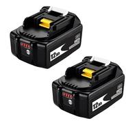 2 Pezzo 18V 12.0Ah Batteria Agli Ioni Di Litio Compatibile Con Makita DDF487 DTW700 DGA404 DTD173 DHP487 Batteria Di Ricambio Per Elettroutensili