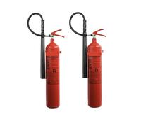 2 Pezzo 5kg CO2 Estintore Anidride Carbonica Incl. Placca