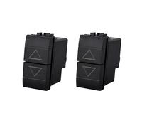 2 Pezzo Commutatore 220V 10A, Compatibile Con Bticino Living International, Colore Nero, Ideale Per Tapparelle Tende Motorizzate