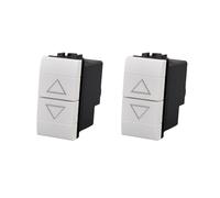 2 Pezzo Commutatore 220V 10A, Compatibile Con Bticino Living Light, Colore Bianco, Ideale Per Tapparelle Tende Motorizzate