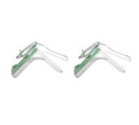 2 Pezzo di Speculum Professionale con Clip Trasparente per Specchio Illumin3488