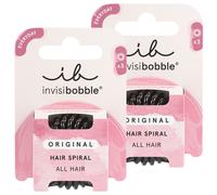 2 Pezzo invisibobble Set di elastici per capelli (2 x nero)