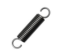 2 pezzo Molla di trazione con gancio Filo 2 mm Diametro esterno 10mm Lunghezza 120 mm Molla industriale universale