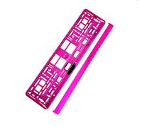 2 Pezzo Portatarga Fucsia - Porta Targa Supporto da Auto