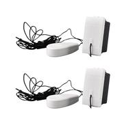 2 Pezzo Pulsante Tirante Con Corda, 1P 16A 220V, Compatibile Con Bticino Living Light, Colore Bianco, Cavo 2 Metri, Ideale per Bagno Doccia e Vasca, 1 Modulo, Serie MBL