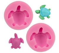 2 Pezzo Stampo Per Tartaruga Stampo In Silicone Stampo Per Cioccolato Stampo Per Torta Stampo Per Fondente Strumenti Di Cottura Fai Da Te