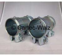 2 Pezzo Tubi Morsetto Doppio Ø 52 X 125 MM per Audi, VW Anno Fab. 99-06