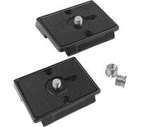 2 piastre a sgancio rapido, adattatore a sgancio rapido per treppiedi Manfrotto 200PL-14 QR, adattatore di montaggio per fotocamera con viti da 0,6 cm e 1 cm, testa a sfera, adattatori di ricambio
