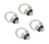 2 Piastre a sgancio rapido per fotocamera 1/4" vite adatta per fotocamere reflex, treppiedi e gimbal per fotocamera, staffe per fotocamera sportiva (2-Screws)