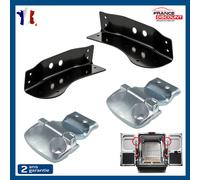2 Piastre Di Rinforzo + 2 Cerniere Posteriori Per Citroën Jumper 1617323880