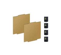 2 Piastre PEI A Doppia Faccia per FlashForge Creator 5 / 5 Pro, Piano di Stampa per Stampante 3D, con 4 Coperture In Silicone