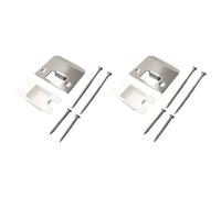 2 Piastre per 57x57mm Acciaio Con per ferramenta Per Infissi P