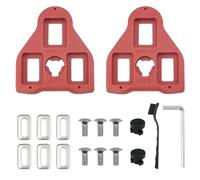 2 piastre per scarpe a pedale per bicicletta, compatibili con i pedali Look Delta, piastra per scarpe con viti, rondelle, funzione di posizionamento memory, compatibile per interni Cycle Mountain Bike