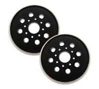 2 Piatti abrasivi da 125 mm, con velcro per Bosch, piastra abrasiva da 125 mm, con velcro per Bos-ch PEX 220 A, GEX 125-1 AE, PEX 220 AE, Skil 7402/7490