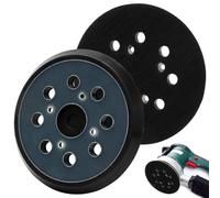 2 piatti abrasivi da 125 mm, in , con gancio e anello, 8 fori e 4 occhi, piastra abrasiva per levigatrice orbitale Bosch PEX 270 A e PEX 270 AE