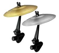 2 Piatti Crash Per Auto, Auto Cymbals Air Vent, Cymbals Per Incidenti Automobilistici, Piatti A Percussione Inox, Strumenti Musicali Decorazioni PerAuto Con Clip, Facili Da Installare E Resistenti