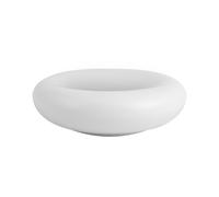 H&h set 2 piatti porcellana skin bianco cm17,5xh5,5