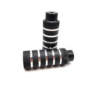 2 picchetti per bici in lega di alluminio con piedini antiscivolo, compatibili con assi da bicicletta da 3/8", leggeri e resistenti, adatti per l'installazione sull'asse posteriore e anteriore (nero)