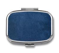 2 Piccoli Portapillole Blu Da Viaggio Resistenti All'umidità Per Portafogli Tascabili Per La Conservazione Quotidiana Di Farmaci Portatili