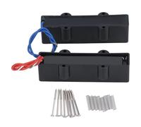 2 Pick-up per basso a 4 corde, pick-up per Jazz Bass a bobina singola, design chiuso privo di rumore con magnete in ceramica per chitarra elettrica J Bass, include viti e molle di