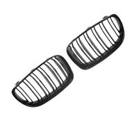 2-Piece ABS Dual Slat Front Bumper Grille Compatibile con E81 E87 E82 E88 Modelli 2007-2013 veicoli