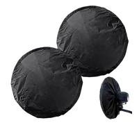 2-Piece Fan Dust Covers - Oxford Cloth 45cm 17.72in Washable
