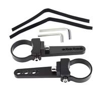 2-Piece LED Roll Cage Holder, Light Bar Mounts, Heavy-Duty Aluminum Tube Clamps, Adjustable Mounting Brackets for Off Road Bull Bars & Vehicle Accessories