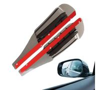 2 Piece Waterproof Cover Protector -Car Side Mirror Rain Shield, Auto Rearview Mirror Cover, Weather Resistant Mirrors Shield Design, Easy Install Fit For SUV Truck RV Car Window Protection Outdoor U