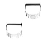 2 Pieces Accessori Per Panificazione Impastatrice Farina Acciaio Inox