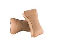 2 Pieces Car Neck Pillows Leather Rest Cushion Pad Pillow Auto Seat Head Cushions Headrest Interior Accessories per Guida(Color 3)
