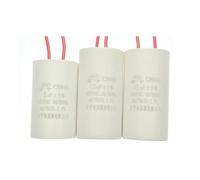 2 Pieces CBB60 Washing Machine Capacitor 4/5/6/8/10/12/16/15/20UF Spin Dry Dewatering Water Pump Start-up Capacitor MQXFCZUX(4UF)