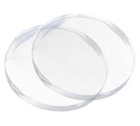 2 Pieces Clear Acrylic Round Discs Thickness 4Mm, Round Acrylic Panel Ideal for Display Designs And DIY Projects,Diameter 110mm(Diameter 150mm)