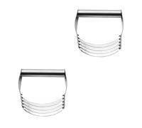 2 Pieces Impastatrice Per Farina Acciaio Inox Accessori Panificazione