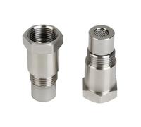 2 pieces Lambda probe adapter M18*1.5, O2 oxygen sensor extender 45mm, Lambda eliminator for car and truck exhaust system