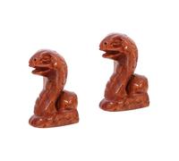 2 Pieces Modelli Di Serpenti Intagliati Serpente Realistico