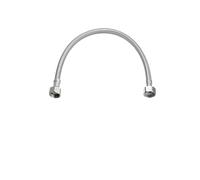 2 Pieces Of 40/50cm Long Stainless Steel Braided Hose For Hot And Cold Water Pipes G3/8 X G1/2 Threaded Toilet Faucet Water Supply Pipe Joint(40cm)