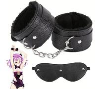 2 pieces of plush leather trainer wristband set game tools