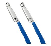 2 Pieces Quick Slicing Knife, 3-in-1 Multifunctional Vegetable Fruit Knife, Coltello Per Affettare Rapidamente con Molla Regolabile, Pelapatate in Acciaio Inossidabile