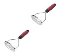2 Pieces Schiacciapatate Manuale Acciaio Inossidabile Schiacciatore Di