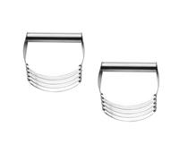 2 Pieces Utensili Pasticceria Impastatrice Per Farina Acciaio Inox