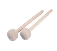 2 Pieces Wooden Drumsticks for Drums, Drumstick Mallets, Drum Mallets, Anti-Slip Band Accessory Musical Instrument Toll with Wood Handle for Music Lovers, Musical Drum Mallets with Wood Handle